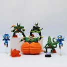 8 Pcs/Set Dragon Ball 2.5-10.5cm All Form Cell Style Figure Villain Character Anime Model Figurine