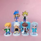 6 Pcs/Set Yu-Gi-Oh ARTFX J Figure 9.5-12cm Yugi Muto Dark Magician Girl Figurine Model