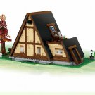 Mini Block Triangle Cabin House Construction Building Bricks Figures Toys For Kids Gifts