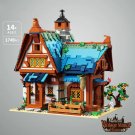 Medieval Manor Mini Block Building Brick Vintage House Figures Construction Toys Gifts