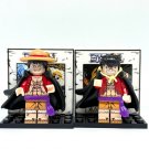 Monkey D. Luffy Minifigures One Piece Straw Hat 2-figure set