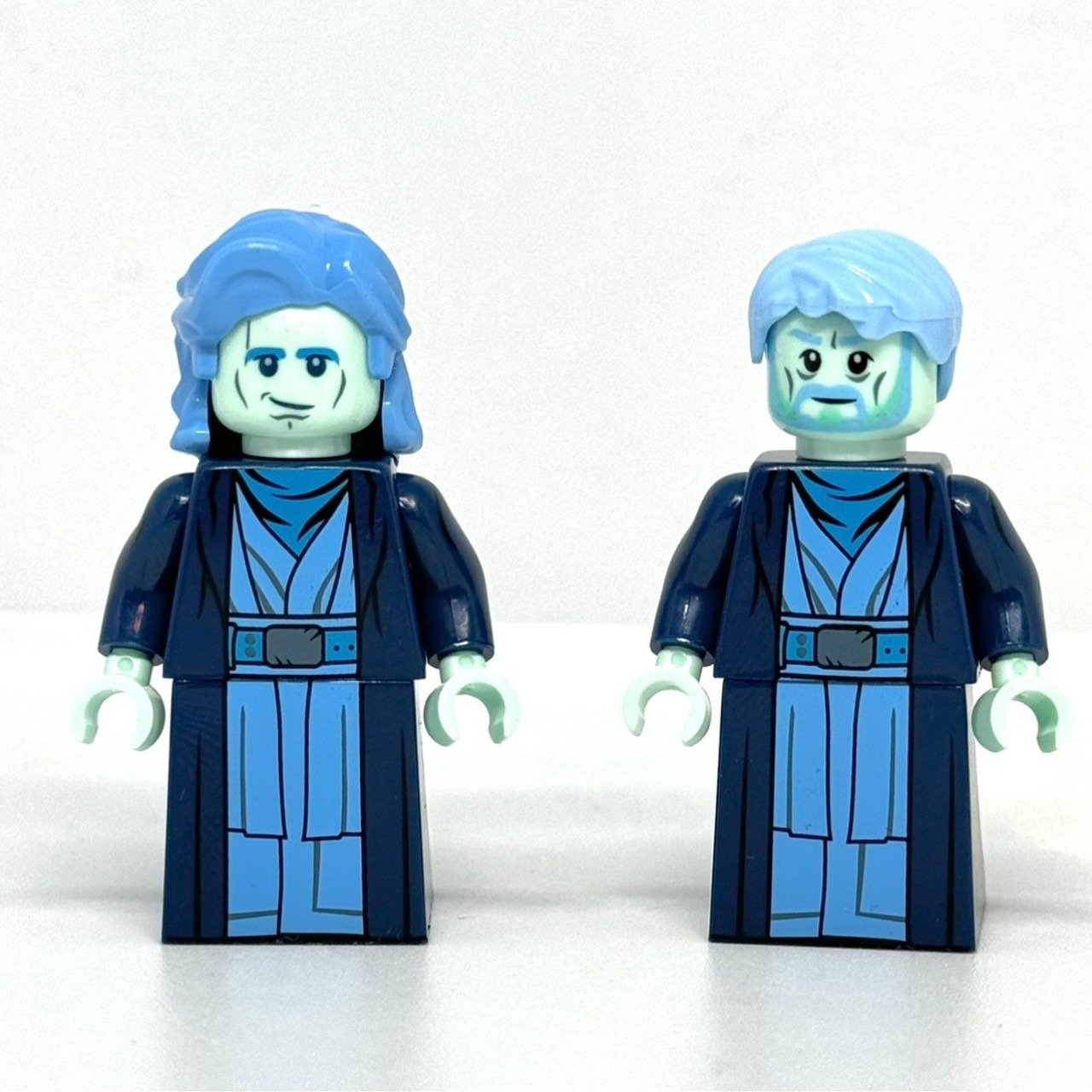 Force Ghost Anakin Skywalker and Obiwan Kenobi Minifigures Star Wars Return of the Jedi