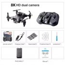 XIAOMI 4DRC V30 Mini Drone with Camera HD 4K 1080P FPV RC Drones Five-sided Avoidance Drone Black