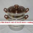 8 litre stainless steel Couscoussier (steamer)