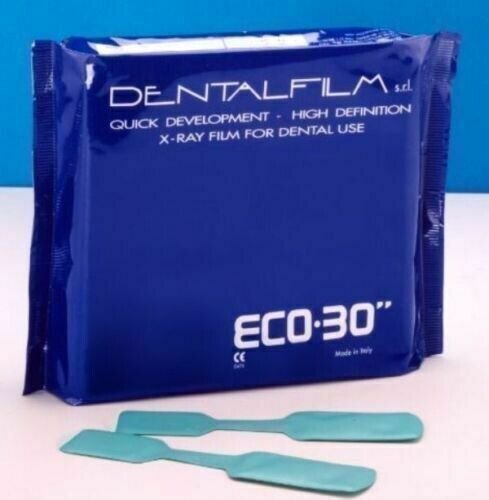 Dentalfilm Eco-30 Self Developing X-ray Film 50pcs Dental WORLDWIDE SHIPPING