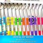 Dental ZIRC Crystal HD Mouth Mirrors Neon 12 Assortment COLOR