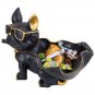 Dashing Dog Showpiece for Home Decor showpiece (7.5 inch)(Resin, Black)