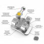 Waldent Metal Bracket Kit Dental Orthodontic MBT 022 Slot