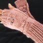 Handmade Owl Hooter Night Bird Knit Fingerless Gloves Mittens