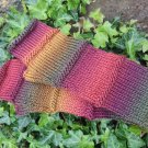 Autumn Multicolor Long Knit Gloves Mittens Armwarmer Handmade