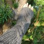 Grey Heather Handmade Fingerless Knit Gloves With Thumb