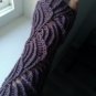 Purple Plum HandKnit Seamless Armwarmer Gift Wool Blend