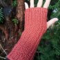 Sustainable Recycled Plastic Warm Handmade Fingerless Knit Gloves