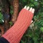 Sustainable Recycled Plastic Warm Handmade Fingerless Knit Gloves