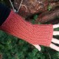 Sustainable Recycled Plastic Warm Handmade Fingerless Knit Gloves