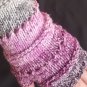 Fingerless Gloves Mittens Armwarmer grey/pink/violet Mandala Ombre Joy