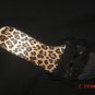 Black Cheetah flip flops