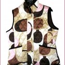 NEW COACH Scarf Pink Signature Jacket Vest AUTHENTIC 3102 XS