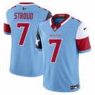 Men's C.J. Stroud #7 Houston Texans 2024 Blue V5 Vapor Limited Stitched Football Jersey