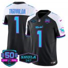 Men's Tua Tagovailoa 1 Dolphins Miami Vice Vapor Limited Black Alternate Jersey