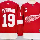Men's Detroit Red Wings #19 Steve Yzerman Red Hockey Jersey S-3XL