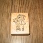 PSX Flower Girl Wood Mounted Rubber Stamp D-1029 Retired Collectible