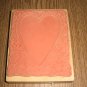 PSX Pansy Heart Frame Wood Mounted Rubber Stamp K-894 Retired Collectible