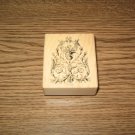 PSX Ornate Decoration Wood Mounted Rubber Stamp E-3601 Retired Collectible