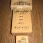 PSX Wedding Wood Mounted Rubber Stamps Lot Of 3 Retired Collectible