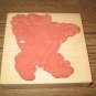 PSX Halloween Scarecrow Wood Mounted Rubber Stamp K-1295 Retired Collectible