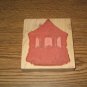 PSX Garden Gazebo Wood Mounted Rubber Stamp K-1746 Retired Collectible