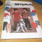 Child's Top & Pants Sewing Pattern Size 5-8 Simplicity 7824 UNCUT