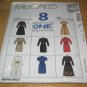 Misses' Dress In Two Lengths Sewing Pattern Size 12-16 McCall's 8339 UNCUT
