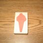 PSX Ice Cream Cone With Cherry Wood Mounted Rubber Stamp D-2371 Retired Collectible