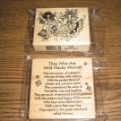 PSX Wild Wacky Women Wood Mounted Rubber Stamps Lot Of 2 By Suzy Toronto Retired Collectible