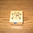 PSX Little Teddy Bear Wood Mounted Rubber Stamp C-625 Retired Collectible