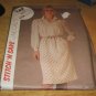Misses' Dress & Tie Sewing Pattern Size 12-16 McCall's 9111 UNCUT