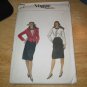Vintage Sewing Pattern Misses' Jacket Skirt Blouse Size 8 Vogue 8459 UNCUT