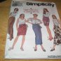 Misses' Set Of Mock-Wrap Skirts Sewing Pattern Size 6-10 Simplicity 8237 UNCUT