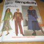 Misses' Top Skirt Pants Sewing Pattern Size 12-16 Simplicity 8246 UNCUT
