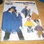 Misses' Ponchos Purse Hat Mittens Sewing Pattern Size XS, S, M Simplicity 5349 UNCUT
