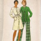Vintage Sewing Pattern Misses' Dress Top Slightly Flared Pants 1970's Size 10 Butterick 3858 UNCUT