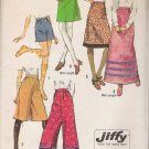 Vintage Sewing Pattern Misses' Jiffy Set Of Skirts & Pants 1971 Size 14 Simplicity 9516 UNCUT