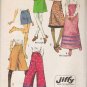 Vintage Sewing Pattern Misses' Jiffy Set Of Skirts & Pants 1971 Size 14 Simplicity 9516 UNCUT