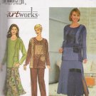 Misses' Top Skirt Pants Sewing Pattern Size 12-16 Simplicity 8246 UNCUT