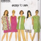 Maternity Shorts Dress Top Shirt Skirt Pants Shorts Sewing Pattern Size 6-10 Simplicity 8529 UNCUT
