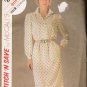 Misses' Dress & Tie Sewing Pattern Size 12-16 McCall's 9111 UNCUT
