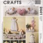 Angel Tree Topper, Wall Decorations, Ornaments, Garland Sewing Pattern McCall's 2441 UNCUT