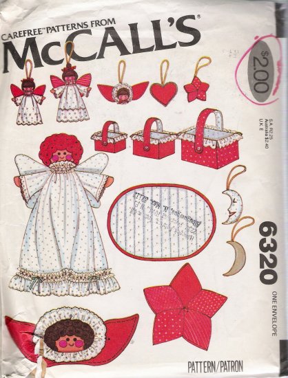 Vintage Sewing Pattern Christmas Decorations Super Pack McCall's 6320 UNCUT