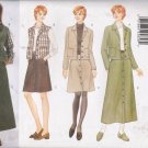 Misses' Jacket Vest Skirt Sewing Pattern Size L-XL Butterick 5087 UNCUT